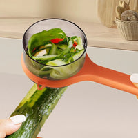 Multifunctional Peeler with Storage Box Manual Apple Peeling Cutter Portable Veggie Potatoes Peelers Kitchen Accessories